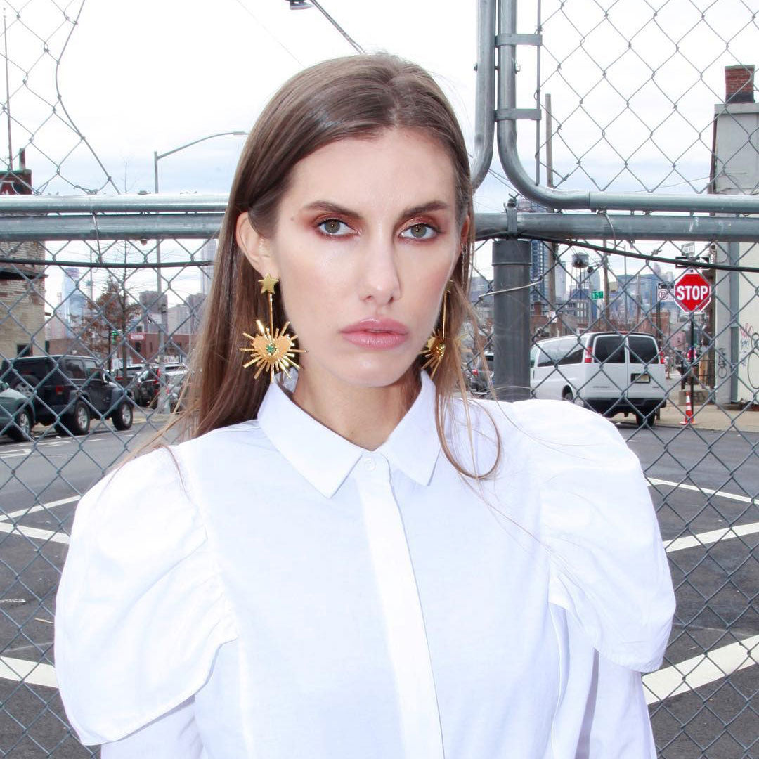 starburst earrings lina hernandez