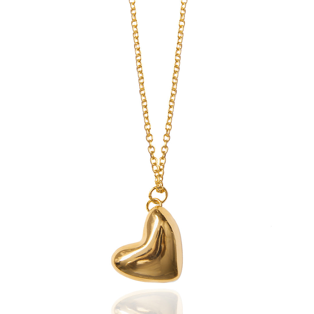 Latido Heart Gold Necklace- Long