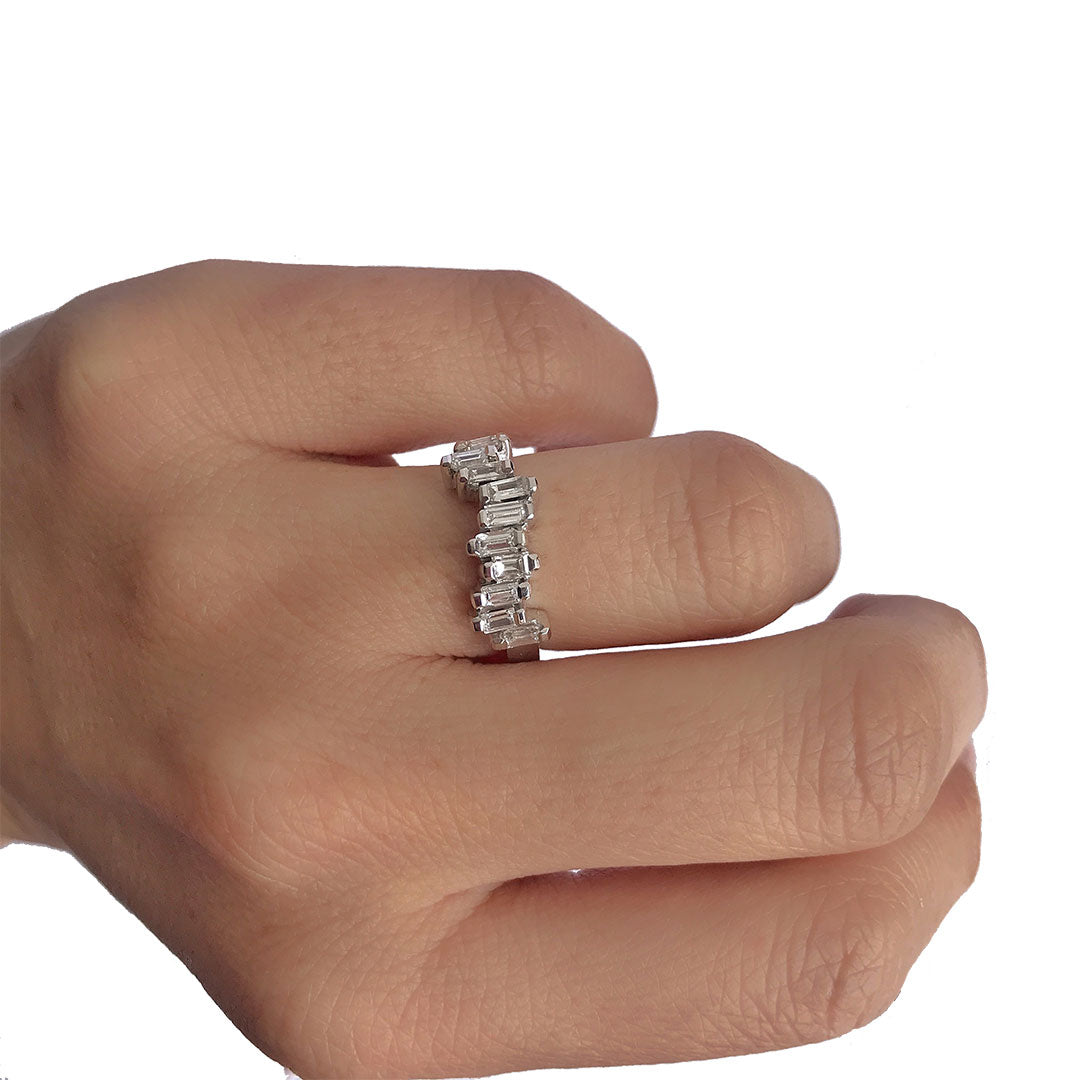 Anillo de bodas de diamantes Annie