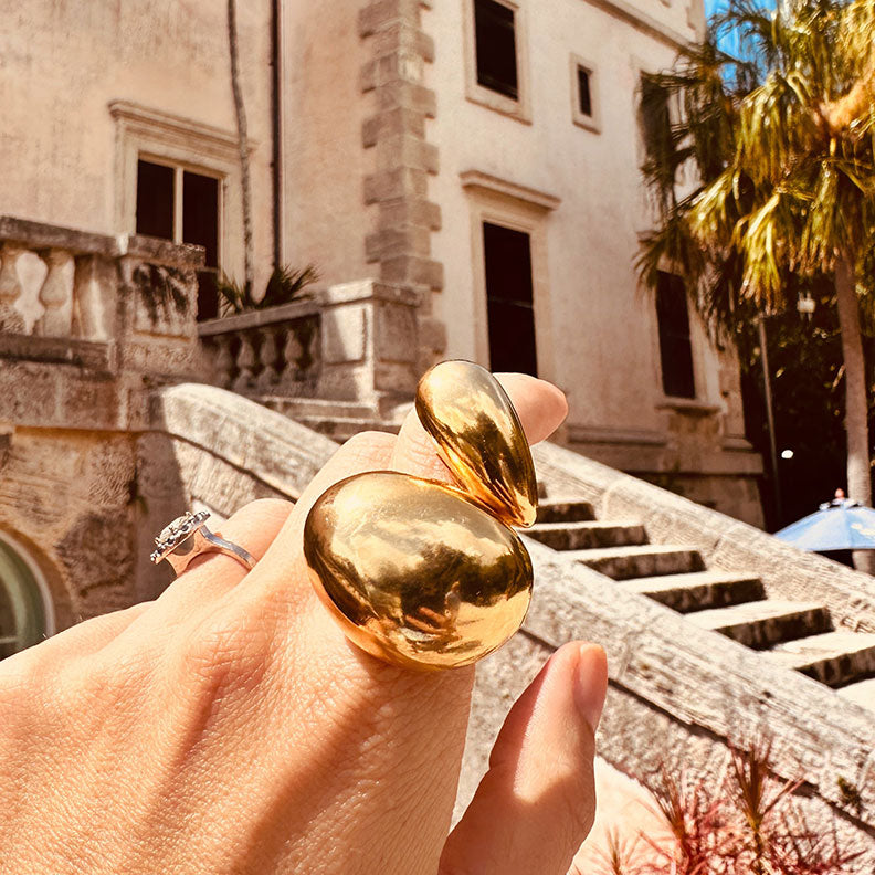 Arcadio Sculptural Chunky Ring