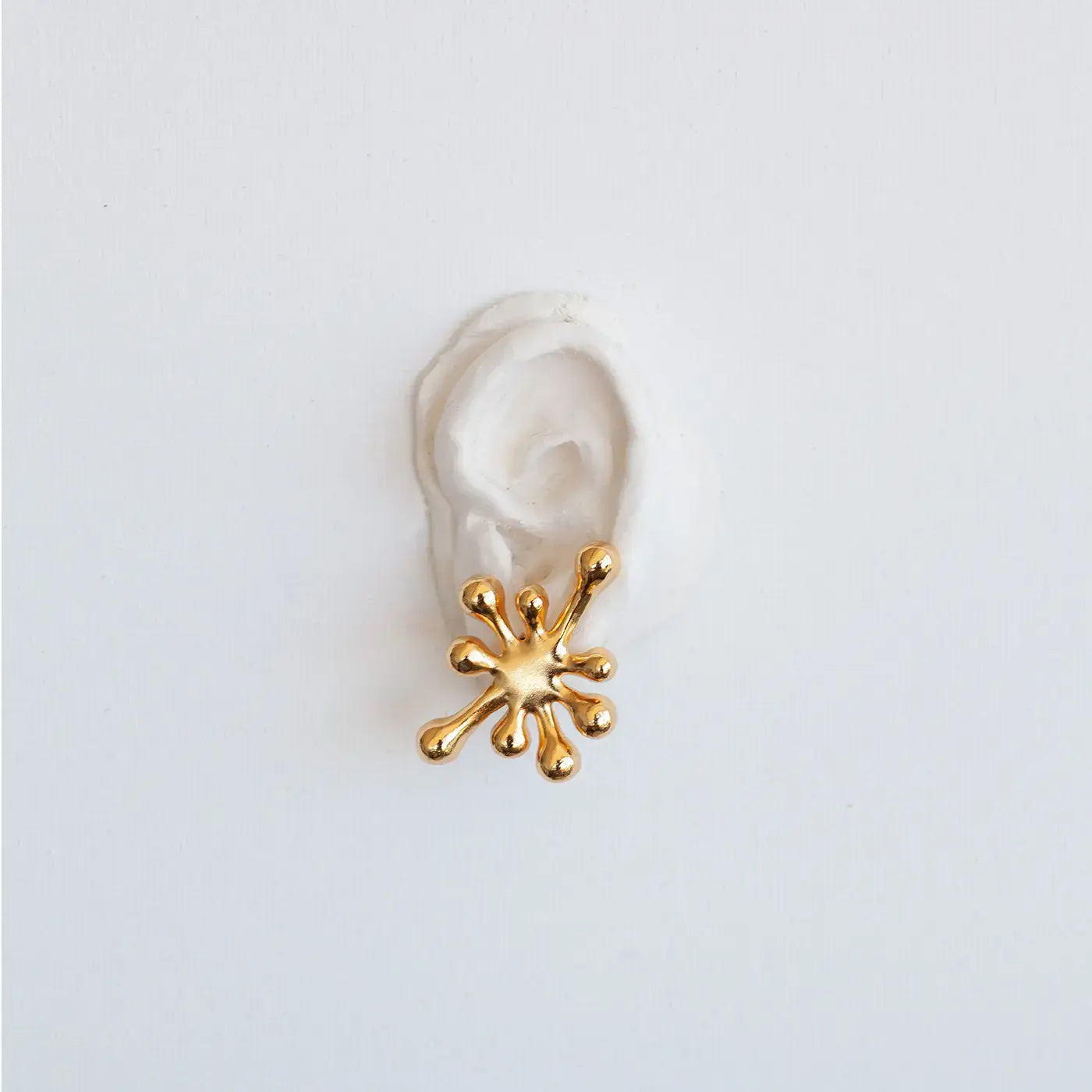 Aureliana Sculptural Gold Earrings