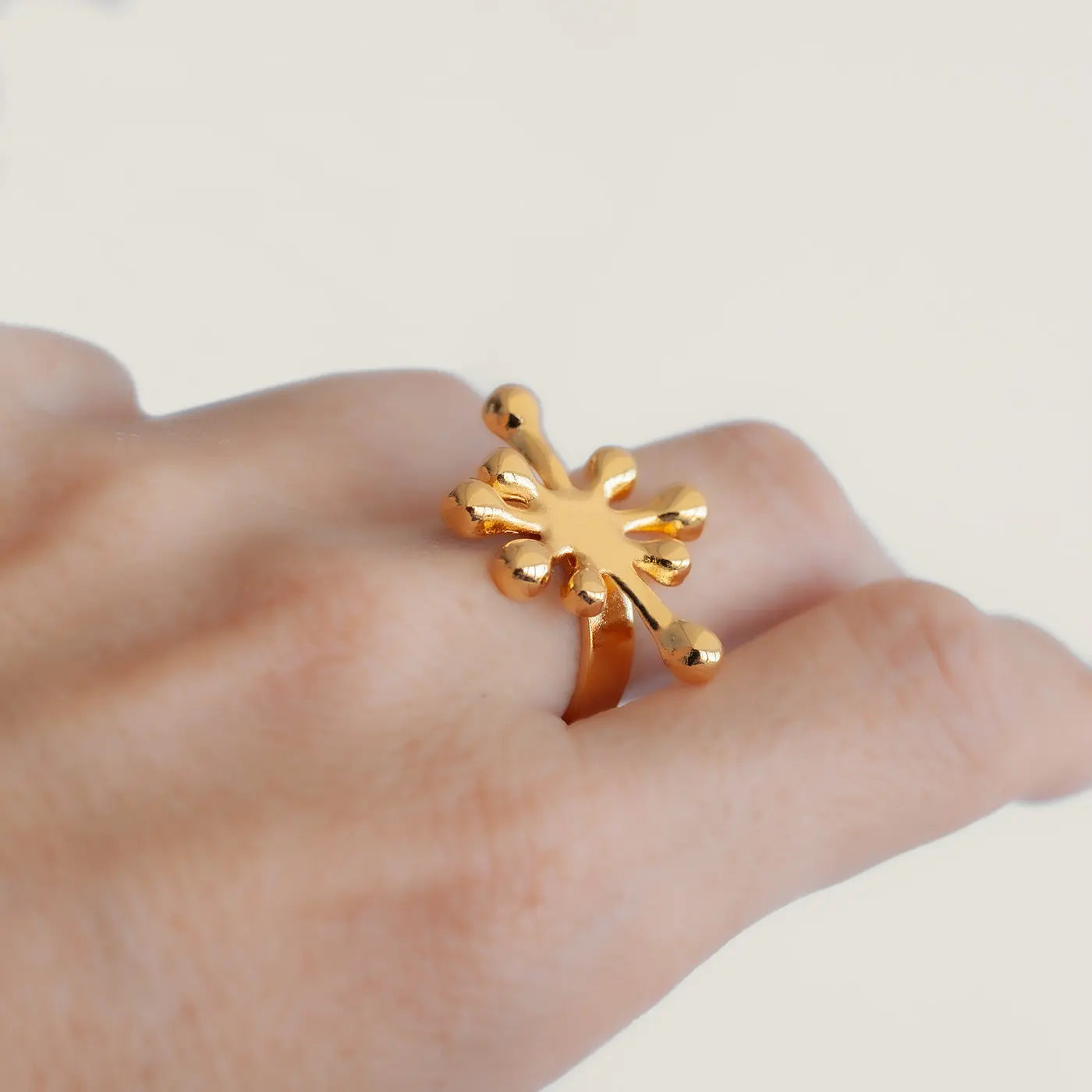 Aureliana Gold Sculptural Small Ring