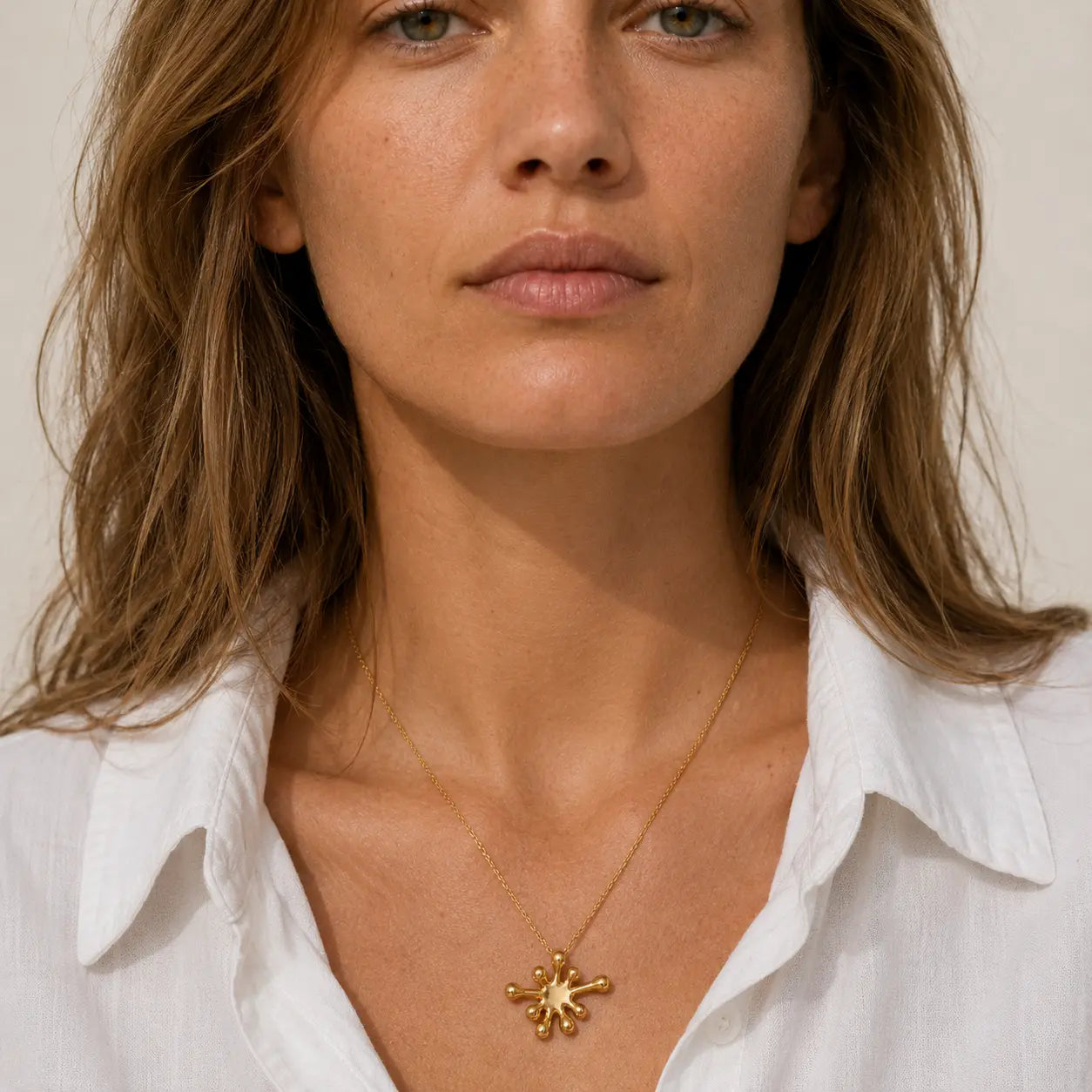 Aureliana Gold Sculptural Necklace