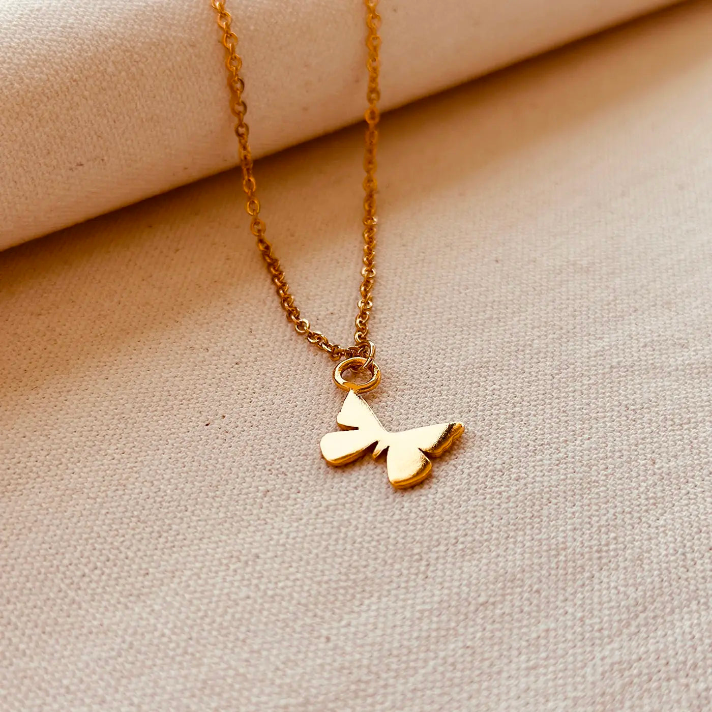 Amethyst Butterfly Necklace