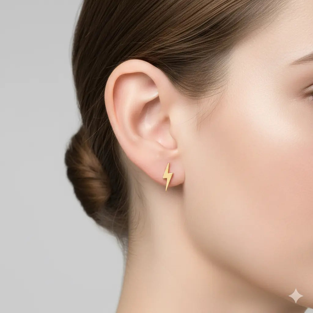 Cami Rayo 18k Gold Studs