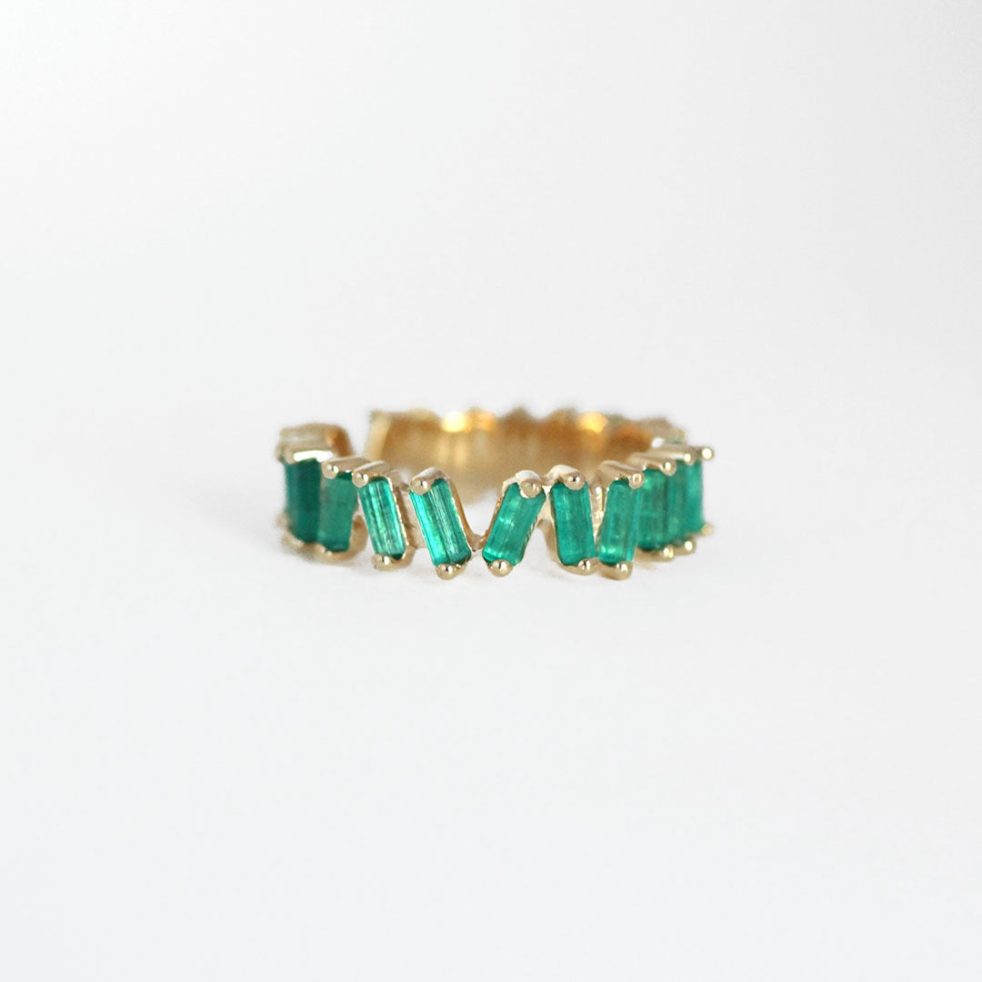 Maria Emerald Gold Ring