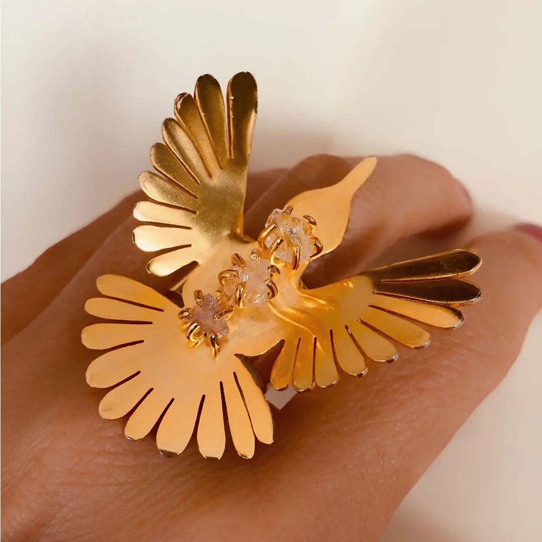 Anillo de colibrí
