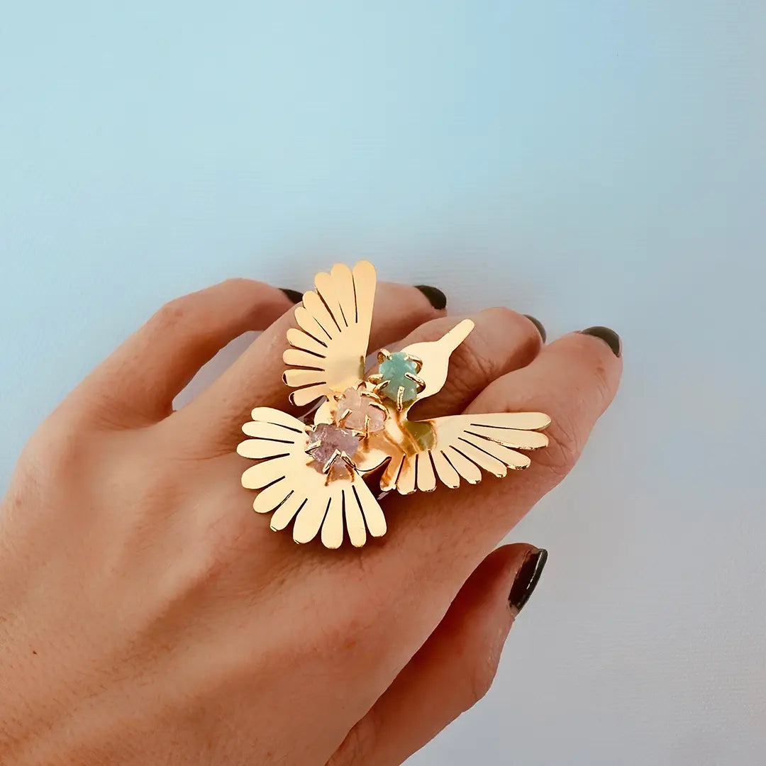 Anillo de colibrí