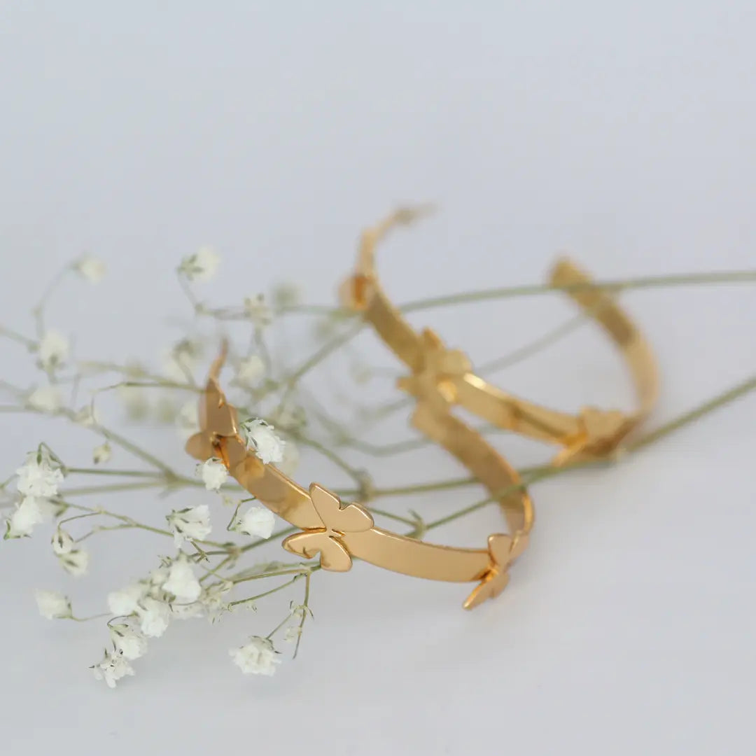Rosario Butterfly Hoops