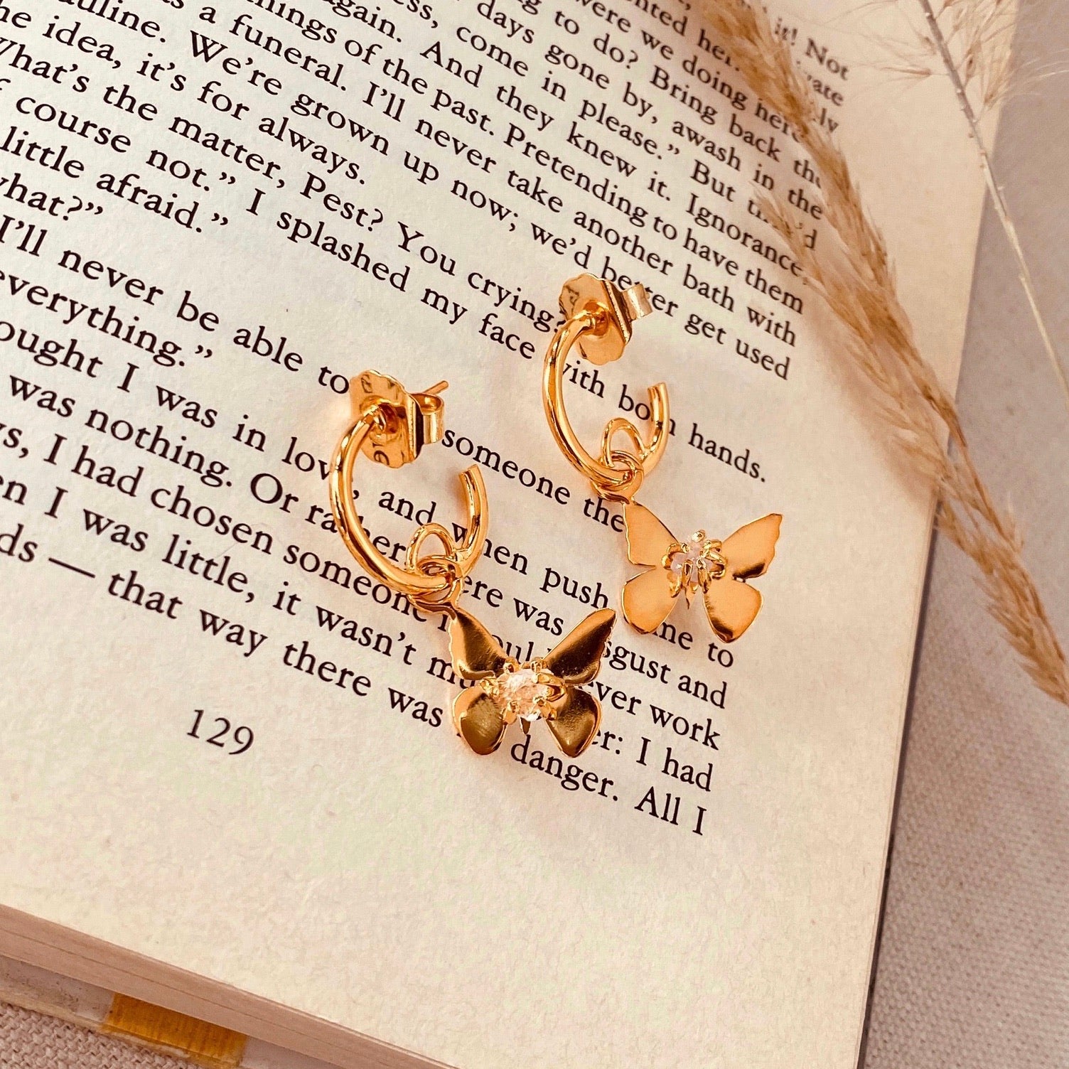 Aros Mini Mariposa Fermina