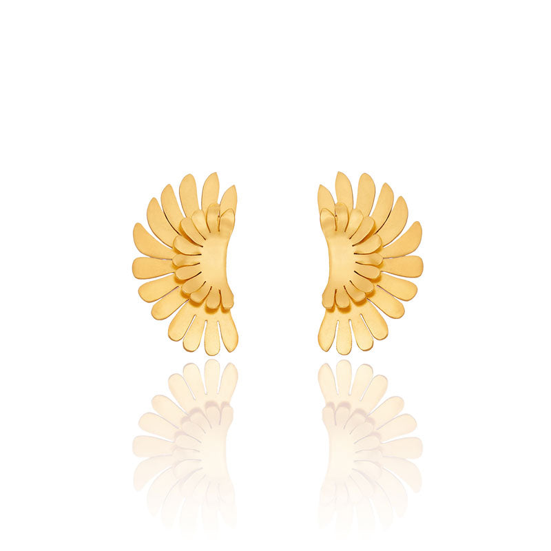 Wings of Abundance Earrings- M
