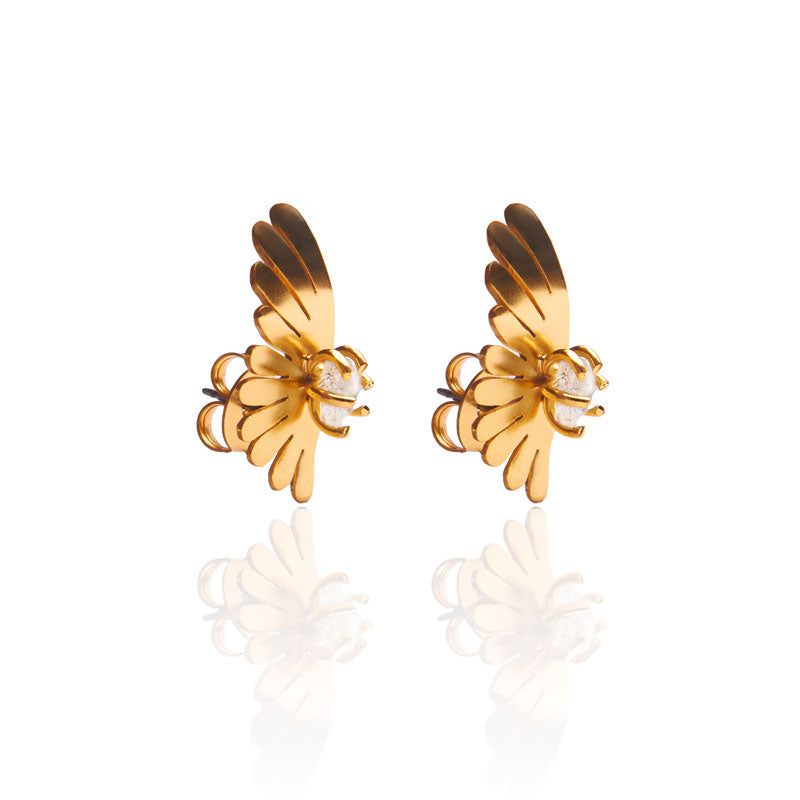 Wings of Freedom Stud Earrings- S