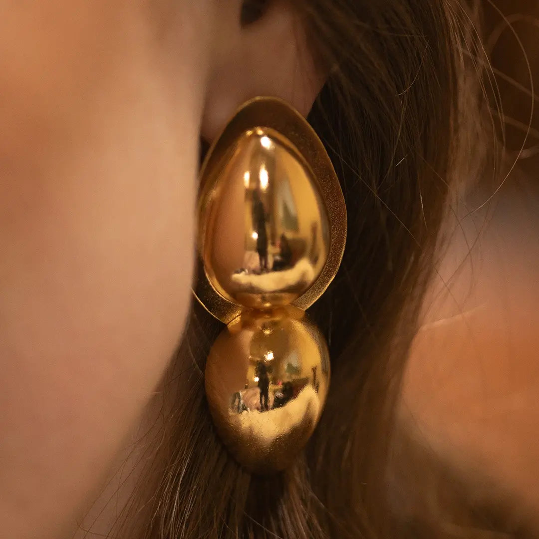 Gala Cosmic Egg Earrings