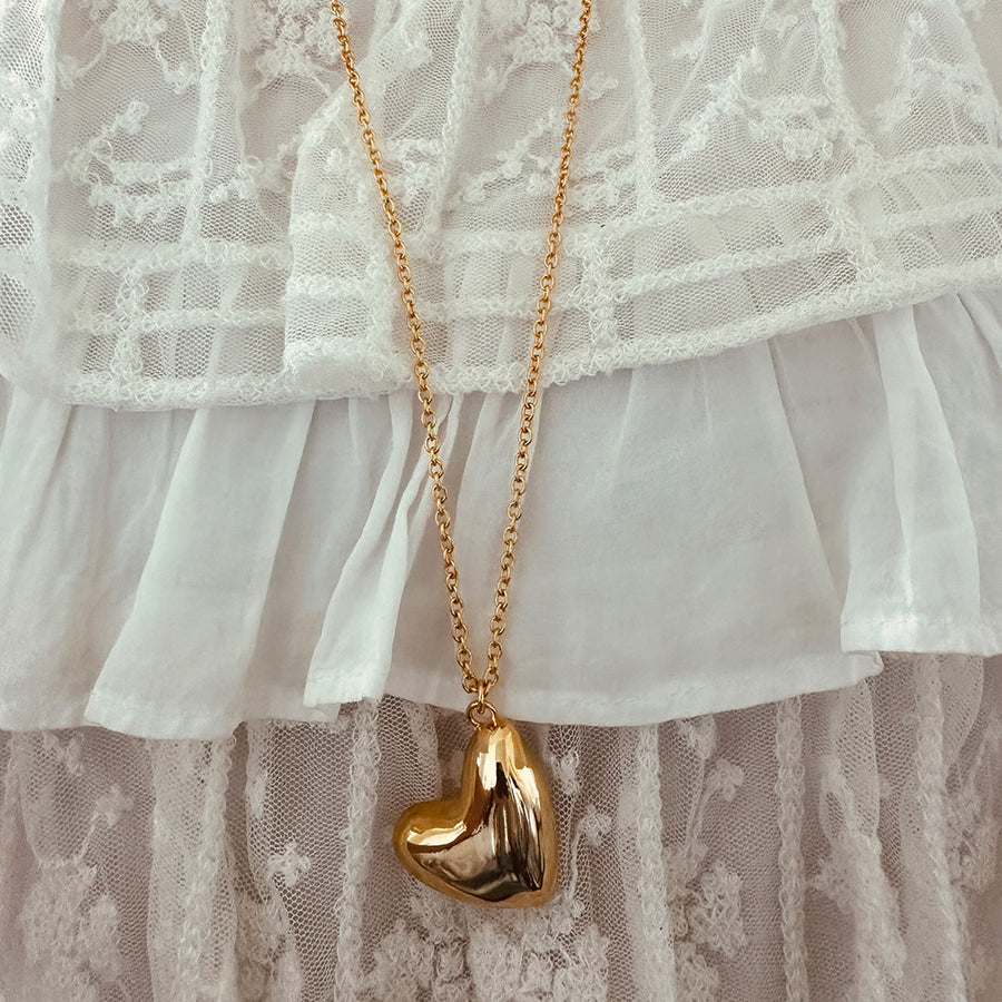 Latido Heart Gold Necklace