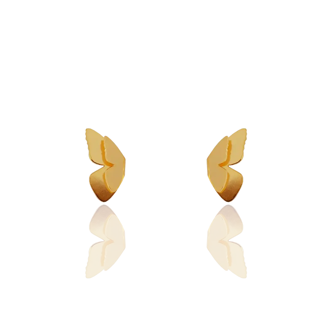 Alma Butterfly Small Stud Earrings