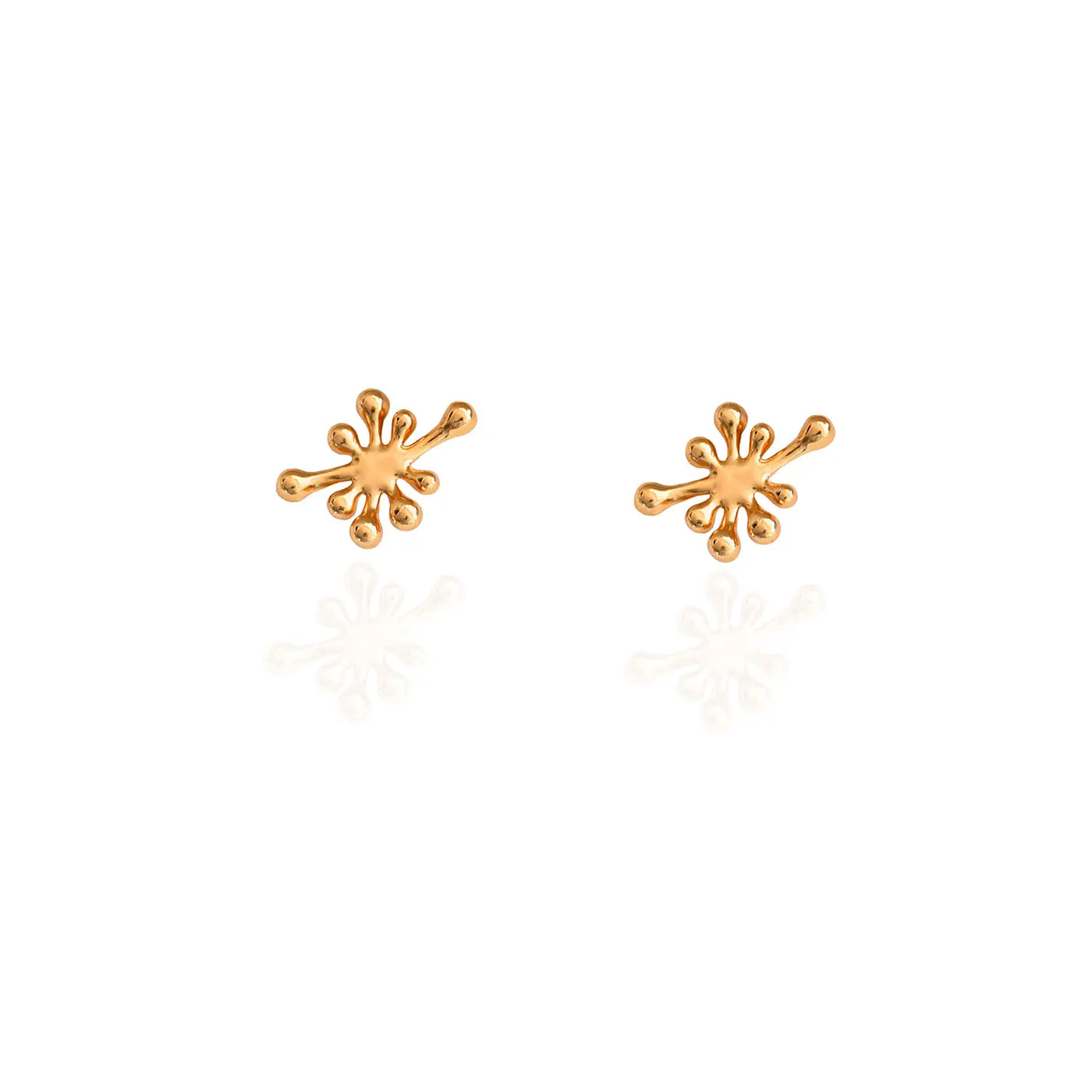 Aureliana Gold Sculptural Stud Earrings