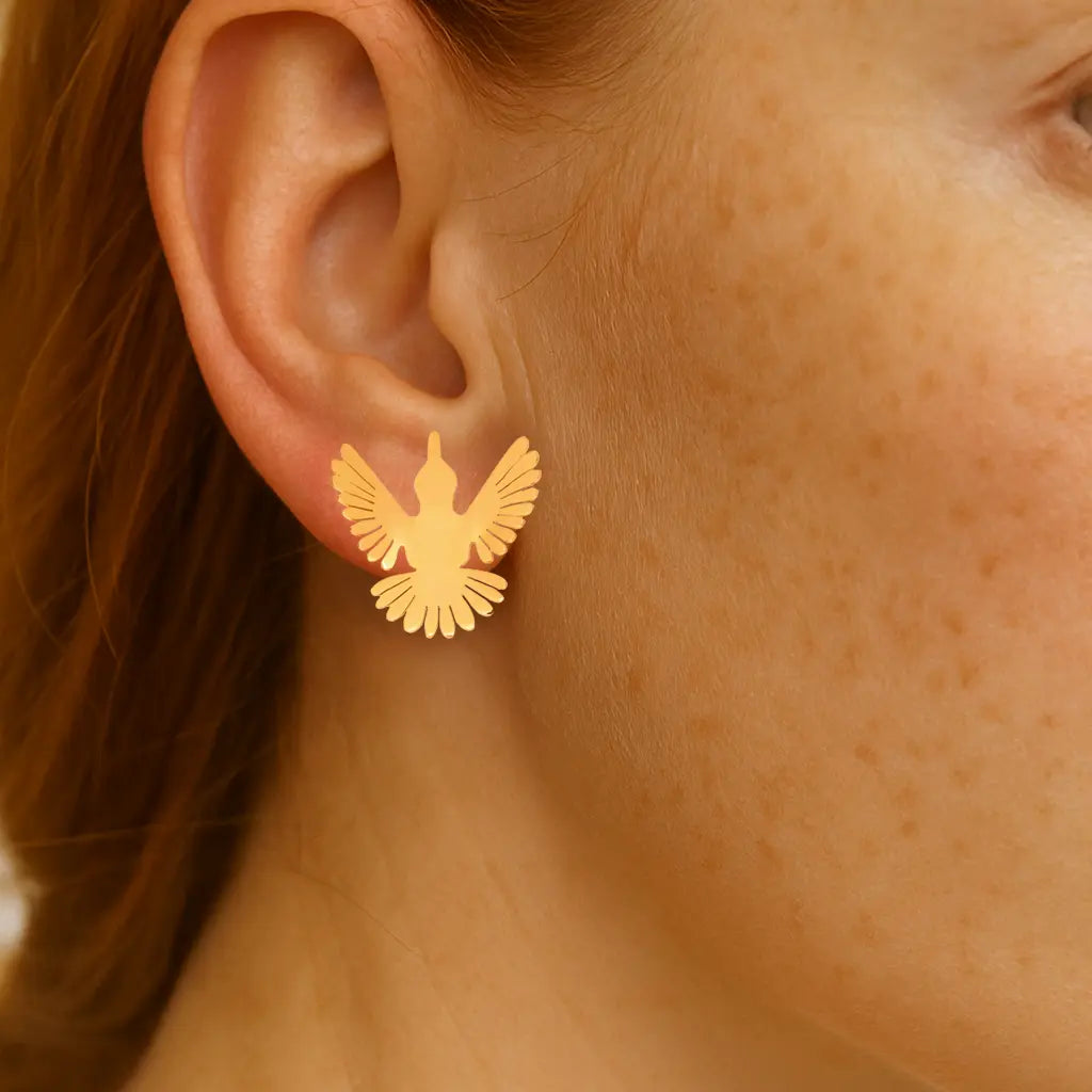 Hummingbird Stud Earrings- Small