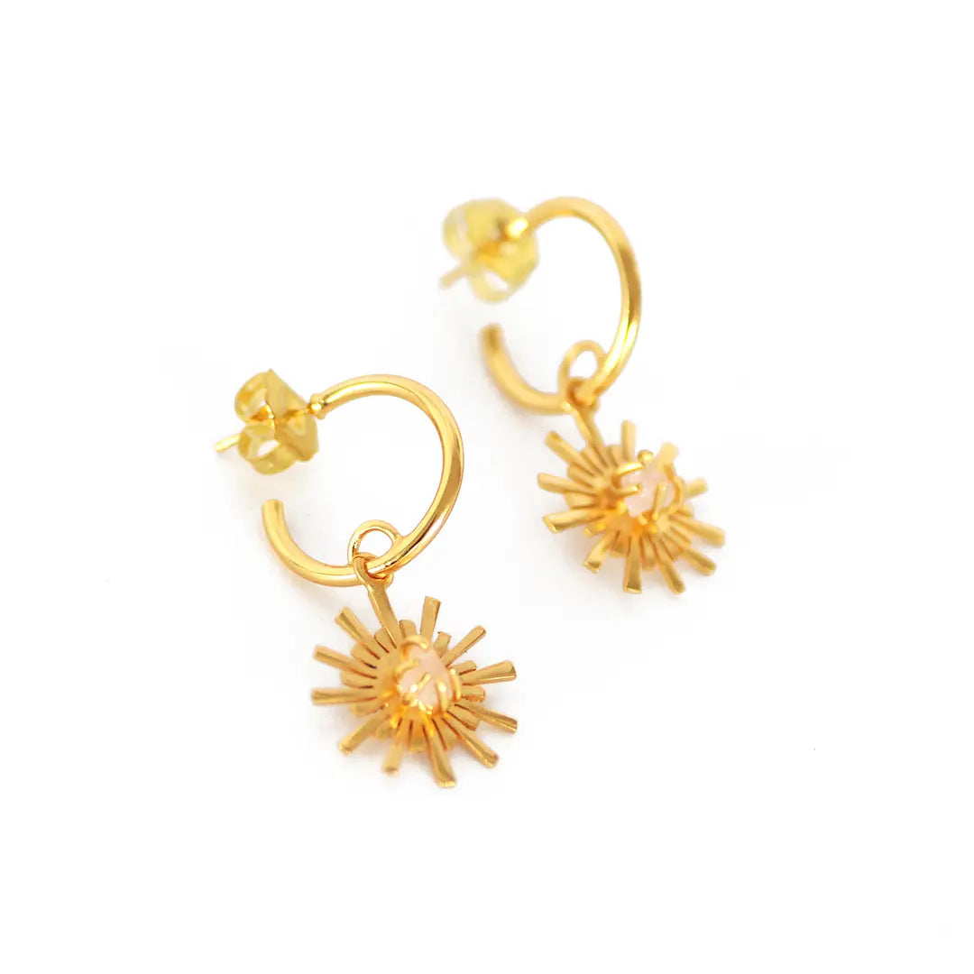 Luciana's Starburst Small Hoops