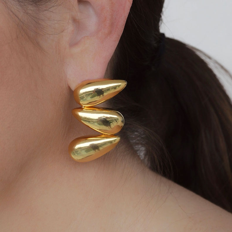 Triple Mingo Earrings