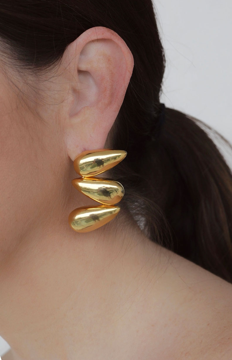 Triple Mingo Earrings