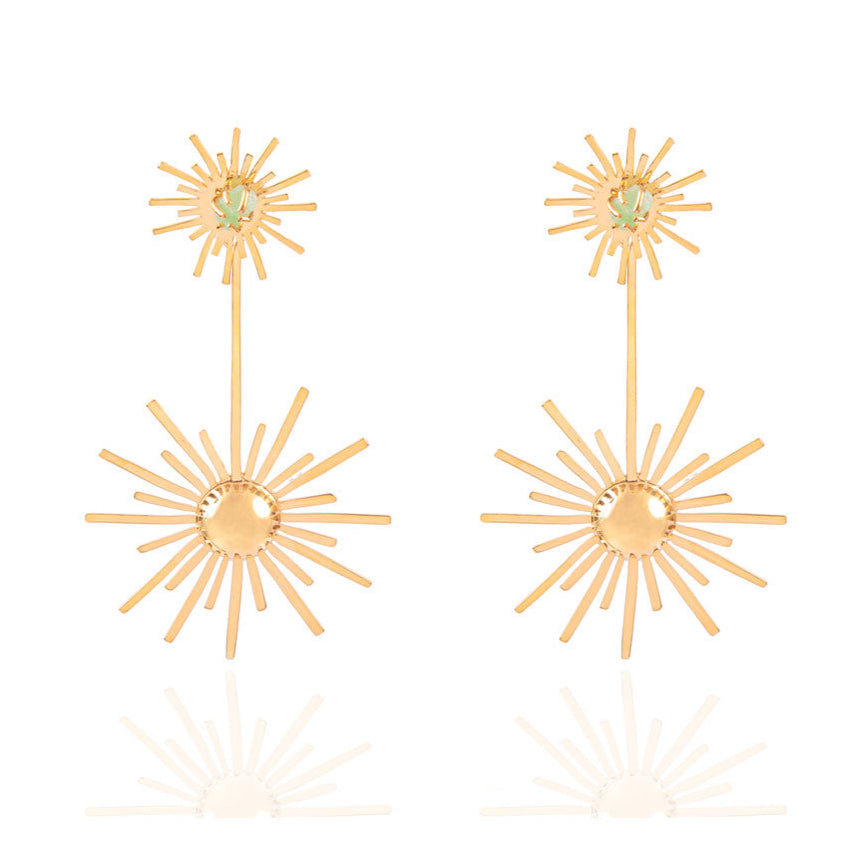 Luciana's Starburst Earrings-XL