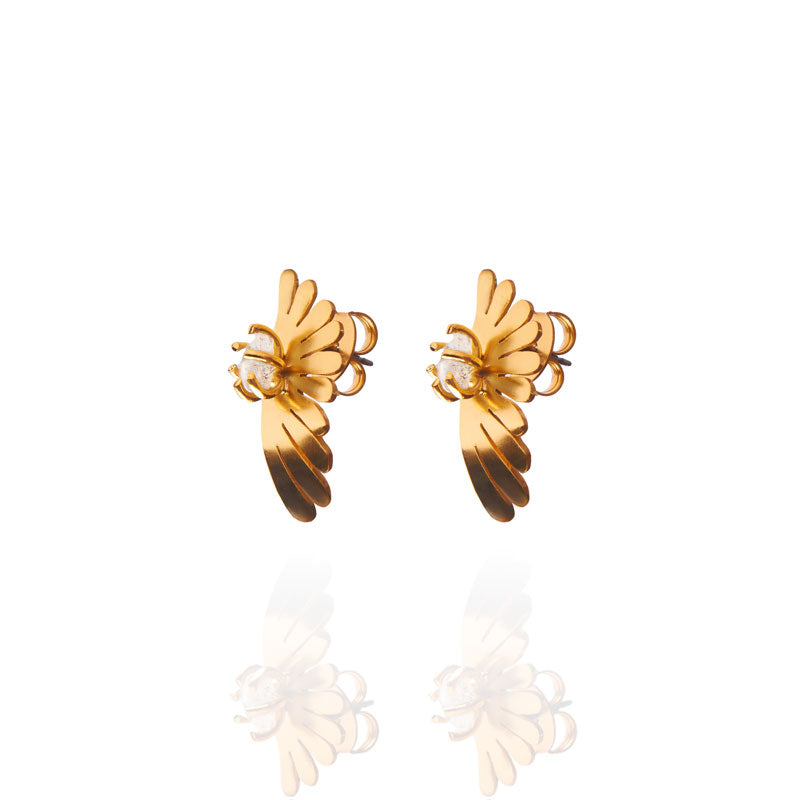 Wings of Freedom Stud Earrings- S